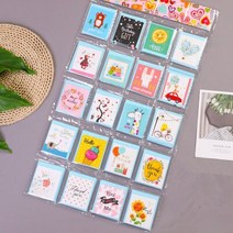 청첩장 바른손카드 생일 축하 인사말 카드 12 장 감사합니다 DIY 장식 봉투와 빈 접는, 10 20pcs 7x8cm F