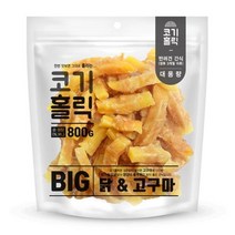 [알티피아] 코기홀릭 대용량 애견간식 닭고기고구마 말이 먹이, 상세 설명 참조