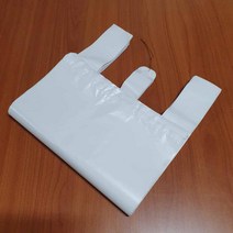 비닐넷 손잡이가 긴 배달 전용봉투 백색, 배달봉투 대 36cm(26) x 53cm (100매), 1개