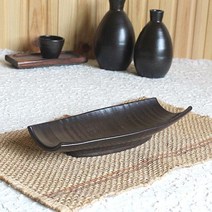 [토비] 재래 옹기 고구마 생선접시 2호, 1개