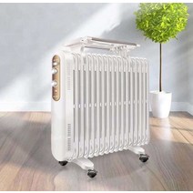 전기 온열기 주택 라지에타 라제이터 화장실 사무실, 흰색 2100W 13형