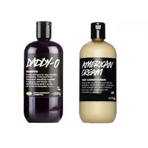 [영국직배송]러쉬 Lush 대디오(500g)+아메리칸크림(475g) 콤보 샴푸 & 컨디셔너, 1세트, 975g