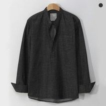 [후앙스] 워싱 차이나 헨리넥 청남방 CKST3152