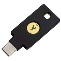 Yubico - YubiKey 5C NFC - 2단계 인증 USB 및 NFC 보안 키 USB-C 포트용 NFC 지원 모바일 장치에서 작동 - 암호보다 한층 강화된 온라인 계정 보