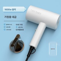 헤어드라이기 가정용 고출력 음이온 항온속건호 발전 드라이기 숙소용 에어드라이기 812, [가정용]진주화이트49초블루라이트빠른건조3기어조정