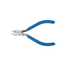 클라인 Tools D230-4C 펜치 니켈 리본 와이어 절단을 위한 세미 플러시 디자인의 초소형 대각선 절단 전자 4인치, Nickel Ribbon Wire Cutter