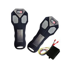 전동 윈치 12v 24v car wireless winch electric remote control with manual transmitter set truck atv suv, 없음