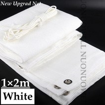 야외 트리이앵글 그늘막 옥상 방수 수영장 사각형 차광막 썬 쉐이드 두꺼운 hdpe 흰색 태양 그늘 그물 hi-quality, 1x2m