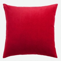 이케아 쿠션커버 레드 50x50cm 소파 허리 의자 등받이 카바 속쿠션제외