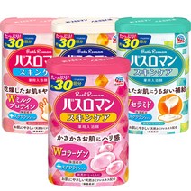 NEW 바스로망 입욕제 600g 히노끼 외 19종류 산림욕 릴렉스라벤더 콜라겐 세라마이드 반신욕 족욕제 빠른출발, 콜라겐600g