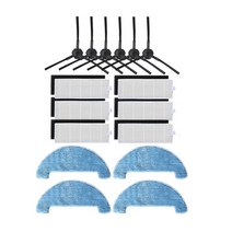 로봇 사이드 브러시 Hepa 필터 걸레 danhui x420 진공 청소기 예비 부품 청소 천, 01 as this picture show