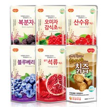 광야 자연발효 감식초 130ml 6종 중 택1 / 오미자감식초 생기석류 블루베리 산수유 복분자 헛개칡즙, 광야 복분자 130ml(파우치)