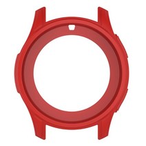 Silicone Soft Shell 보호 프레임 케이스 덮개 덮개 Samsung Galaxy 시계 46mm 기어 S3 프론티어, 빨간색