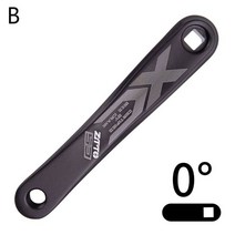 MTB 산악 자전거 왼쪽 크랭크 암 170mm 스퀘어 마름모 구멍 셋 도로 사이클링 수리 액세서리, 02 7HH402917-B, 1개