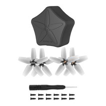 연습용 카메라 촬영 드론 DJI avata용 드론 엔진 모터 커버 캡 범프 방지 프로펠러 알루미늄 합금 보호 액세서리, 05 2 in 1 orange