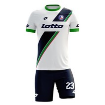 로또 축구유니폼 LOTTO 208A(백색/곤색)