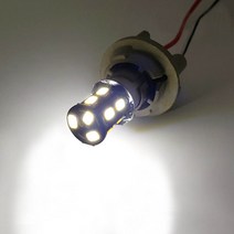 광전 오토바이 블랙바디 싱글전구 5730 13발 깜박이 윙카LED 흰색, 1개