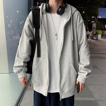 중학생후드집업 남학생 남여공용 간절기 교복위 고등학생 청소년 쭈리면 기본 세미오버핏