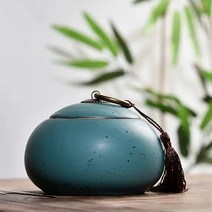 서랍형 보이차 보관함 보이차봉투지퍼백현대 스타일 도자기 작은 차 캐디 중국 모든 종류의 차 저장 상자, 08 09