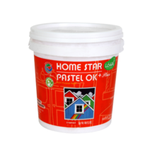 삼화 홈스타파스텔OK플러스 반광 1L 0.4L 친환경 목재 철재 몰딩 방문 페인트하다, 연그린