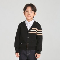 닥스 리틀 키즈 오리진 자카드 가디건 (DTF11KC02M블랙 568653