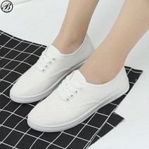 동자언니 여성용 프렌치 캔버스 스니커즈