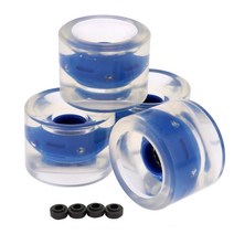 스케이트보드 입문용 초보 장갑 스티커 부품 데크 4pcs 스케이트 보드 바퀴 longboard pu 깜박임 롤러 스케이트 보드 60x45mm 깜박임 바퀴 2021 new, 어번