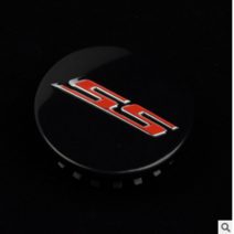 4 pcs 68mm ss 편지 자동 로고 자동차 엠블럼 배지 abs 탄소 섬유 사용자 정의 림 허브 휠 센터 캡 커버 시보레 카마로, SS 블랙
