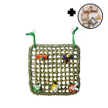 앵무새 장난감 용품 사각 격자 매트 놀이터 M 스트레스 해소, 1개