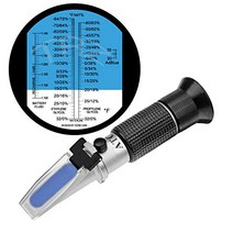 TRZ 4-in-1 Antifreeze Refractometer Ethylene Glycol Propylene Glycol in Antifreeze Freezing Point T, 1