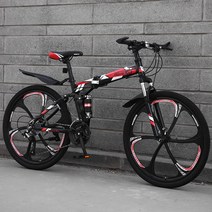 싸이클 자전거사이트 로드 미니 전문점 카본 폴딩 저렴한 접이식 미니벨로 자전거 자전거용품 미니밸로, 24, 21속, 육도륜[붉은 꽃]을 꼭 맞추다.