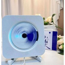 벽걸이 형 휴대용 블루투스 DVD 플레이어, 화이트 CD 플레이어 충전식 모델  블루투스