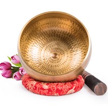 싱잉볼 명상하는법 씽잉볼 멘탈관리 정유미싱잉볼, 21cm + 가죽 스틱