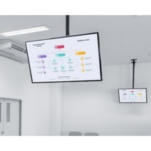 카페 매장 설치용 천정형 TV모니터 마운트 브라켓 / 걸이 이동식 티브이