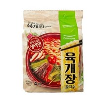 풀무원 생면식감 육개장 칼국수 4입, 2개