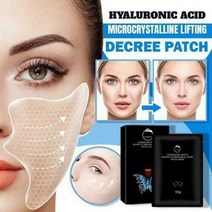1/5Pcs 안티 에이징 페이스 마스크 히알루 론산 미세 결정 리프팅 법령 패치 페이스 영양 주름 제거 리프트 스티커, Type4-1Pc Forehead