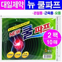 대일제약 뉴 쿨파프(붙이는 파스) 5매입, 2팩