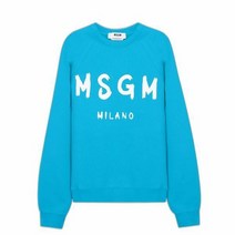[명품]MSGM 엠에스지엠 브러쉬드 로고 맨투맨 티셔츠 MDM TMG499887 1672396789