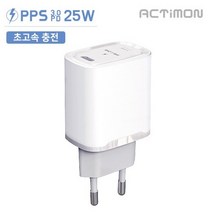 액티몬 가정용 PD 25W 초고속 충전기(C포트 1구) 케이블미포함, 단품