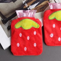 100ml 딸기 보온물주머니 /찜질 보온팩