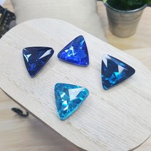 18mm삼각 팬시스톤 (10개), 아쿠아마린