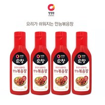 요리가 쉬워지는 청정원 만능볶음장300g 매콤달콤 맛있는 볶음양념, 4개