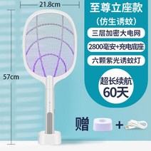 리튬건전지 전기모기채 충전식 가정용 초강력 오래사용 모기퇴치등 치다 파리채 2in1 2968534440, 본상품, 지존 판 2800M 여섯 수정이 되겠