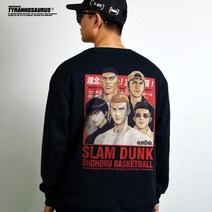 홈메이드 자체 제작 재팬 만화 슬램덩크 상북 맨투맨 긴소매 라운드넥 무거운 드롭숄더 남자 우먼 룩, 상품2