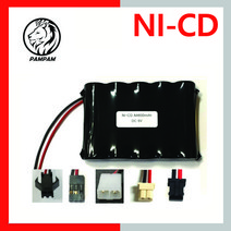 PORESO 6V AA 600mAh 니카드 Ni-CD 수신기 RC RC카 탱크 워탱크 락크롤러 탑크롤러 배터리, 옵션4)5264컨넥터
