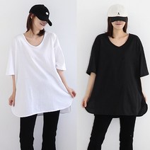 애플망고옷장 오버핏 기본 유넥 이너 레이어드 롱티