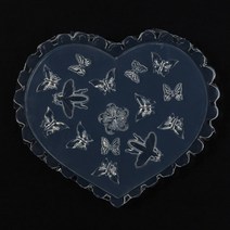 사라센 꽃에 나비 몰드