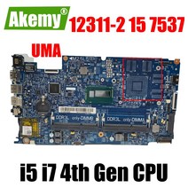 Dell Inspiron 15 7000 7537 노트북 마더 보드 12311-2 CN-0K58JN 02KN1H 메인 i5 i7 4 세대 CPU w/ GT750M, 01 UMA i5-4th Gen
