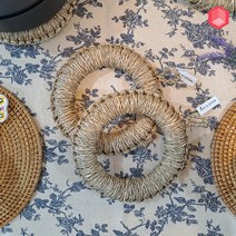 라탄 냄비받침 수초 냄비받침대 인테리어 주방 소품