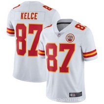 추장 15# 빨간색 흰색 레전드 87#32# 럭비 옷 남성복 NFL 유니폼 도매, 87# 화이트